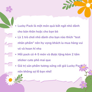 LUCKY BOX VĂN PHÒNG PHẨM Hộp Quà LuckyBox - Túi mù test nhân phẩm đồ dùng học tập DecorMe