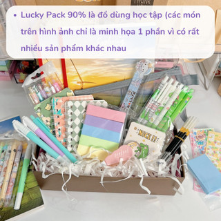 LUCKY BOX VĂN PHÒNG PHẨM Hộp Quà LuckyBox - Túi mù test nhân phẩm đồ dùng học tập DecorMe