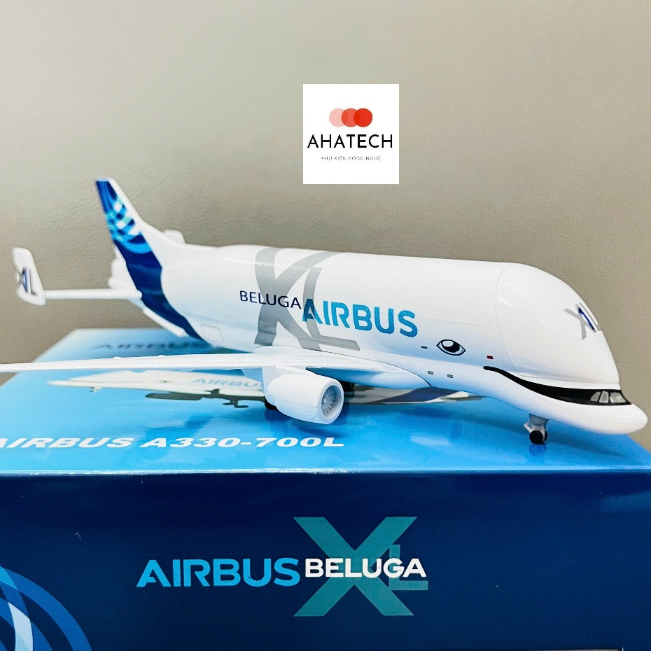 MÔ HÌNH SIÊU MÁY BAY VẬN TẢI AIRBUS BELUGA XL (A330-700L) 20CM HỢP KIM CAO CẤP [FULLBOX]