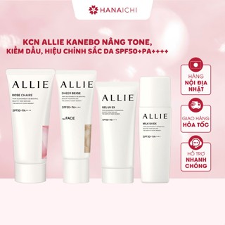 Kem chống nắng ALLIE KANEBO nâng tone, kiềm dầu, hiệu chỉnh sắc da SPF50+ PA++++ cho mặt và body - Nội địa Nhật