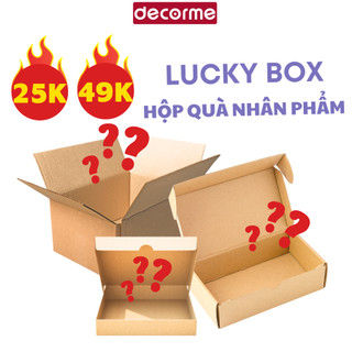 LUCKY BOX VĂN PHÒNG PHẨM Hộp Quà LuckyBox - Túi mù test nhân phẩm đồ dùng học tập DecorMe