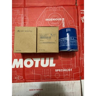 Lọc nhớt, lọc đầu động cơ xe I10, Morning, Accent (1.4 Kappa), Soluto, Getz 1.1 (Mã: 2630002751/2630002752)