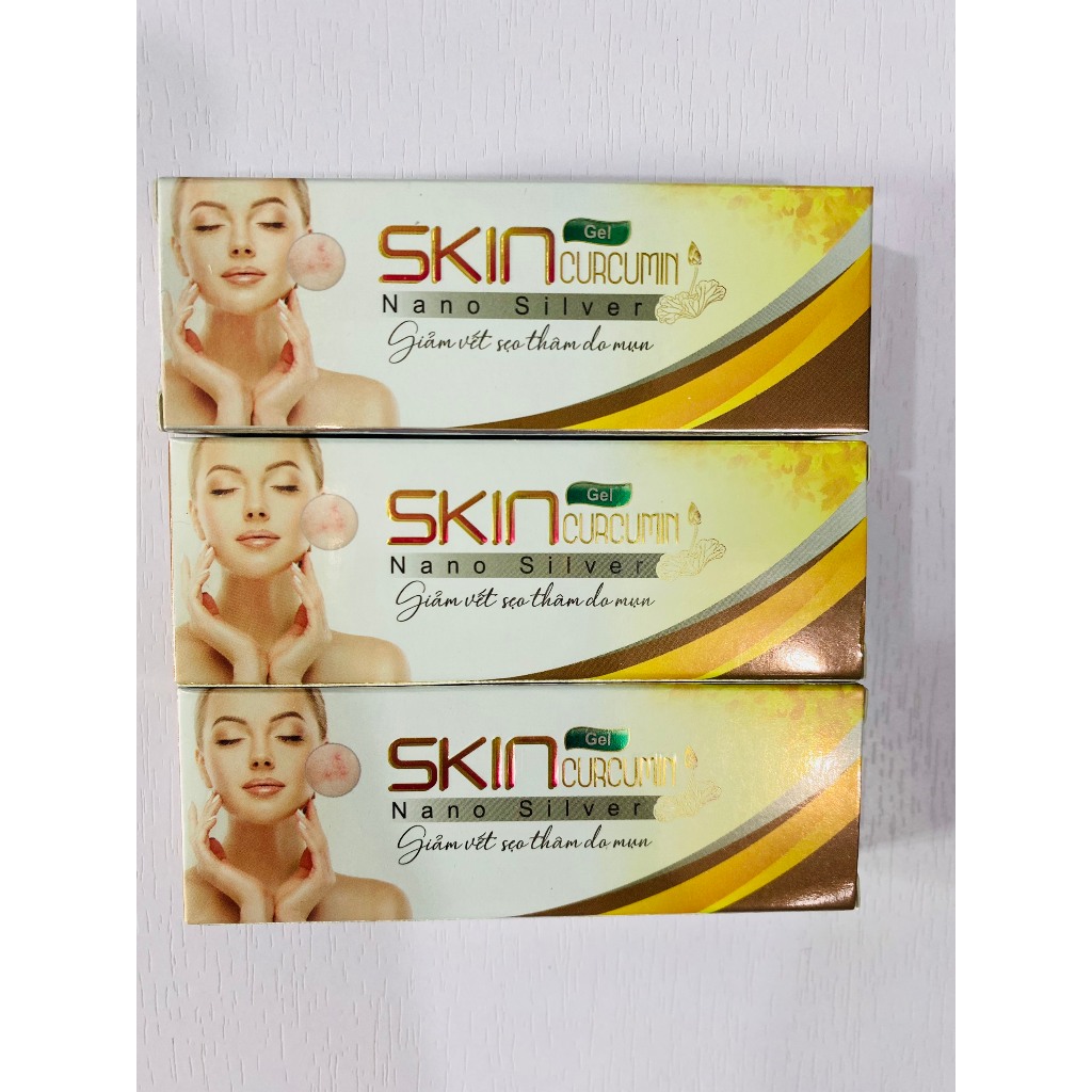KEM SKIN CURCUMIN NANOSILVER 10G - GIẢM VẾT SẸO DO THÂM MỤN (MP2)