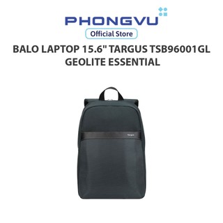 Balo Laptop 15.6" Targus TSB96001GL Geolite Essential (xanh đen) - Bảo hành 12 tháng