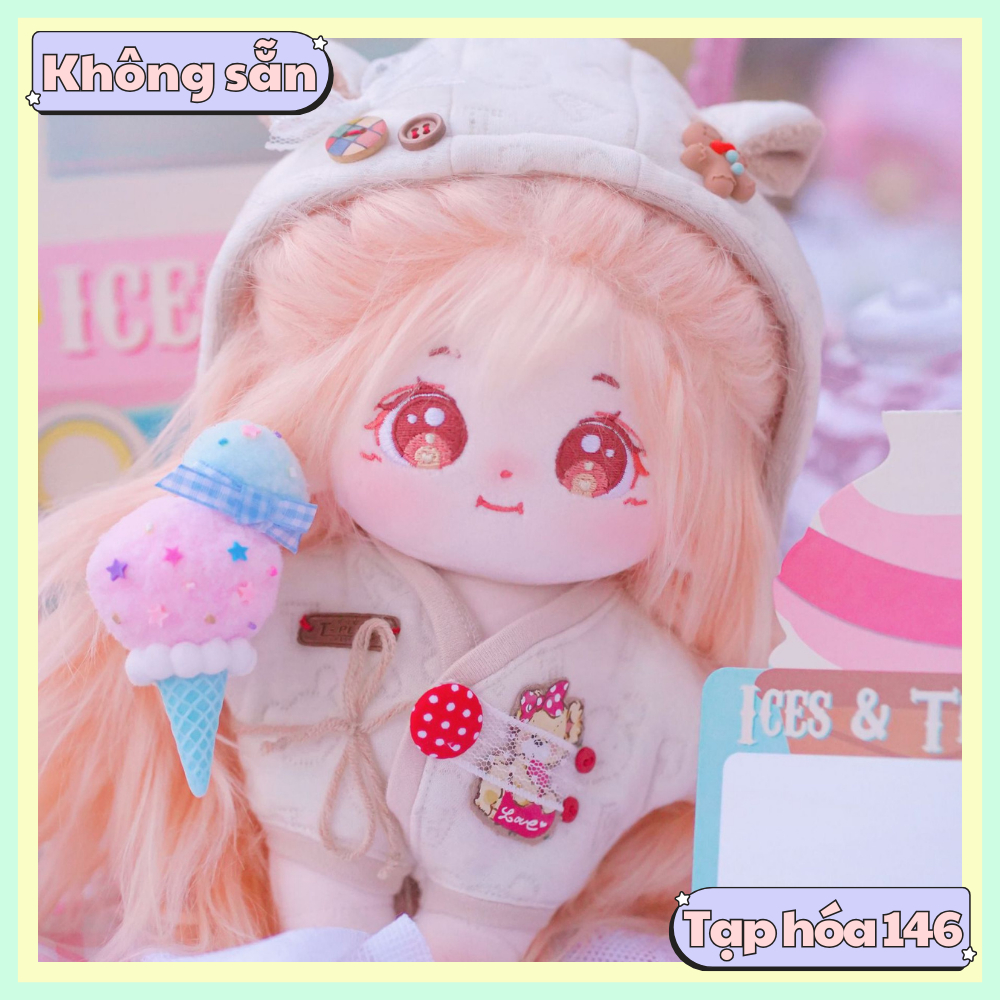 [40 mẫu][ORD] Doll không thuộc tính tóc tơ dài 20cm - Búp bê không thuộc tính tóc tơ nhiệt 20cm DO1