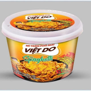 [giao hỏa tốc HCM ] Mì trộn phô mai cay Spaghetti Việt Do thùng | 12 tô| 92g ( 12 tô)