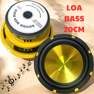 CỦ LOA BASS 20 RỜI COIL 38 TỪ 120 GÂN CAO SU MÀN SỌC VÀNG NHỎ (GIÁ 1 CÁI) HÀNG NHẬP KHẨU CHUYÊN HÁT KARAOKE NGHE NHẠC