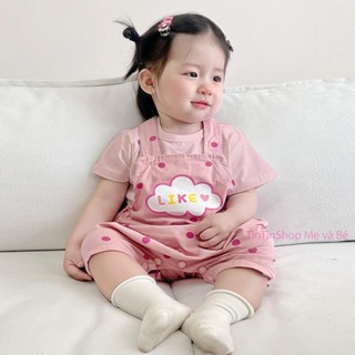    Áo + yếm   Sét yếm đũi bodysuit áo liền quần bộ đồ liền thân cho bé trai bé gái Bộ quần áo TinTinShop Mẹ và Bé SLH239 