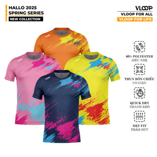 Áo Pickleball VLOOP Hallo 2025 Sping Series Thun Lạnh Thoáng Khí Nhanh Khô