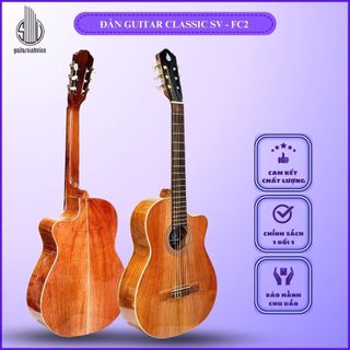Đàn Guitar Classic Full Gỗ Hồng Đào FC2 | Tặng Kèm Combo Phụ Kiện Đầy Đủ