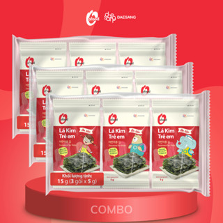 Combo 3 lốc 3 lá kim ăn liền O'food dành riêng cho trẻ em gói 5g
