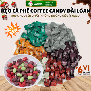 【FULL VỊ】Kẹo Cà Phê Không Đường Coffee Candy Pamiriter Ăn Kiêng Đài Loan Ngon Đậm Vị Cafe Giảm Cân Hộp/Túi 70g