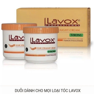 Kem Duỗi Thẳng Tóc Chuyên Nghiệp Lavox Cam 1000mlx2 Thuốc Duỗi Lavox Cam Collagen Siêu Bóng Mượt Hương Thơm Dễ Chịu
