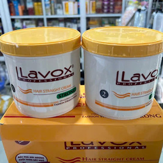 Kem Duỗi Thẳng Tóc Chuyên Nghiệp Lavox Cam 1000mlx2 Thuốc Duỗi Lavox Cam Collagen Siêu Bóng Mượt Hương Thơm Dễ Chịu