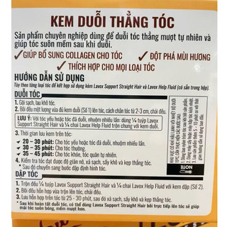 Kem Duỗi Thẳng Tóc Chuyên Nghiệp Lavox Cam 1000mlx2 Thuốc Duỗi Lavox Cam Collagen Siêu Bóng Mượt Hương Thơm Dễ Chịu