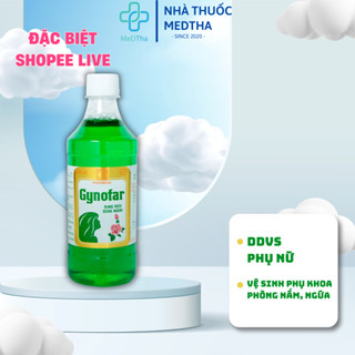 [ĐẶC BIỆT SHOPEE LIVE] Dung Dịch Vệ Sinh Phụ Nữ Gynofar - Nước Rửa Phụ Khoa, Phòng Nấm, Ngứa, Rôm Sảy