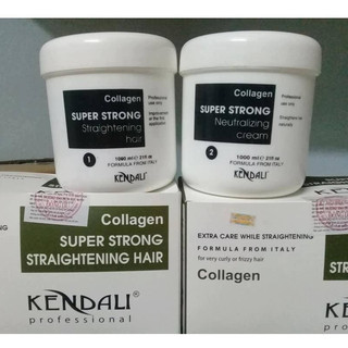 Kem duỗi tóc Kendali 1000mlx2 ,thuốc ép duỗi tóc Kendali Collagen
