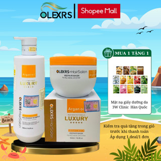 Combo Dầu Gội Olexrs Luxury 500ml + Ủ Tóc Olexrs Luxury 500ml Chính Hãng (Luxury)