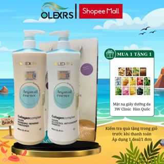 (Mẫu Mới 2024) Cặp Dầu Gội Xả Olexrs Hair Salon Ngăn Ngừa Gàu Và Kiềm Dầu 960ml (Xanh)