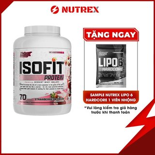  Thực Phẩm Bổ Sung Protein Sữa Tăng Cơ Cho Người Tập Gym Nutrex Isofit 5lbs  2,27kg  