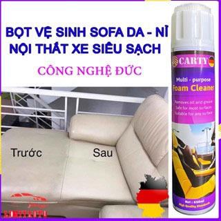 [CHÍNH HÃNG] Bình xịt vệ sinh nội thất oto, ghế da, trần nỉ ô tô dạng bọt Flamingo 650ml Siêu sạch