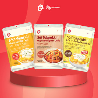   Thùng 20 gói  Sốt tokbokki   tokpokki Hàn Quốc O'Food 120g vị truyền thống và phô mai cay 