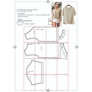 Rập giấy A0 mã 996 - rập áo cổ tim