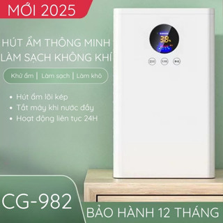 [Hỏa tốc Hà Nội] Máy hút ẩm không khí chống nồm gia đình 2L SAST CG-982- Hiển thị độ ẩm mini, độ ồn thấp, tiết kiệm điện