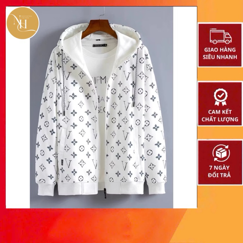 Áo Khoác Nỉ LV Họa Tiết Nổi.Chất Áo Dày Dặn , Bắt Trend Thời Trang HOT,Form Dáng Nam Nữ
