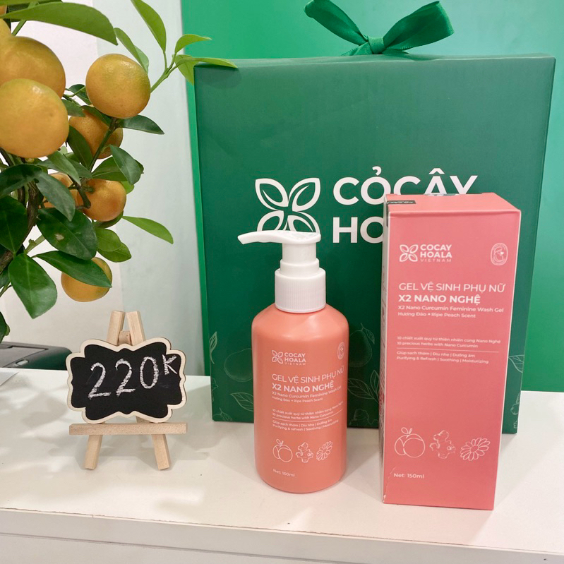 DDVS phụ nữ x2 nghệ và nghệ đào 150ml