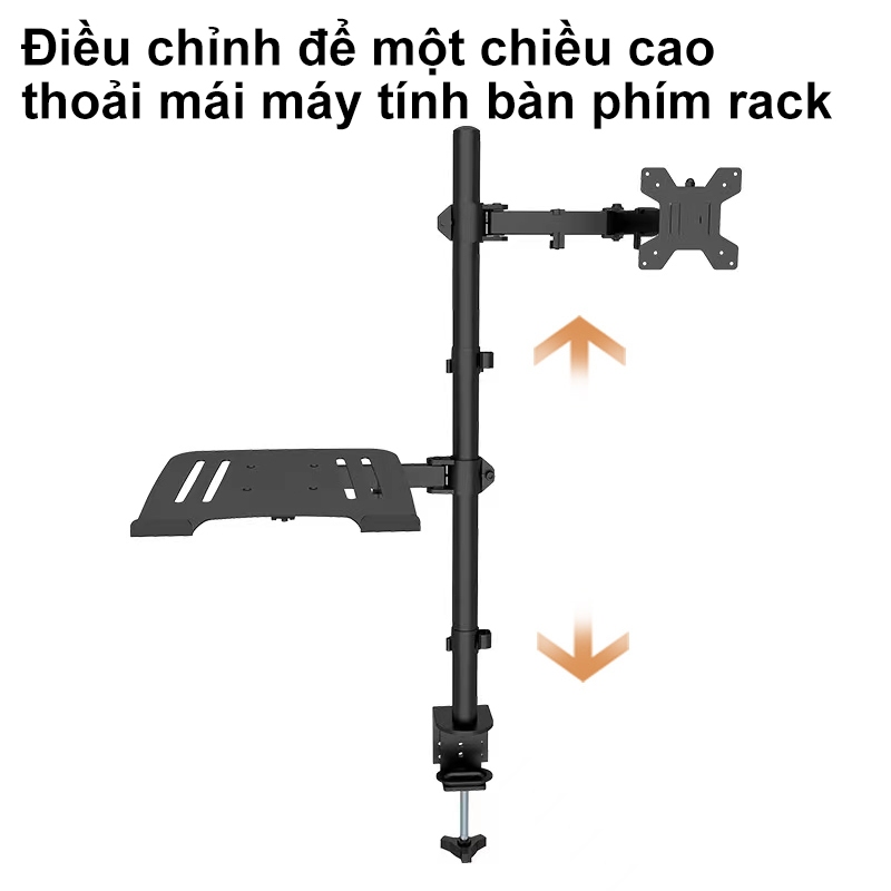 Giá Treo Màn Hình 17-34 Inch Kèm Giá Đỡ Laptop / Tải Trọng 8Kg | BigBuy360 - bigbuy360.vn