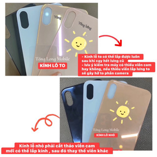 [ TẶNG KEO ] Kính lưng thay thế cho X / XS / XSMAX