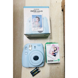 Máy chụp ảnh lấy liền Fujifilm Instax Mini 8 tặng kèm pin và 1 hộp film 10 tấm date 2026