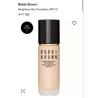  Mẫu mới - Kem nền Bobbi Brown Skin Long-Wear Weightless Foundation kiềm dầu che phủ tốt 