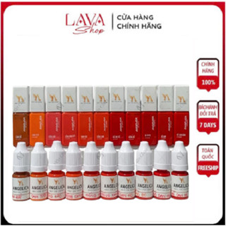 [CHÍNH HÃNG] MỰC ANGELICA VUÔNGT tem trắng phun xăm môi, siêu bong