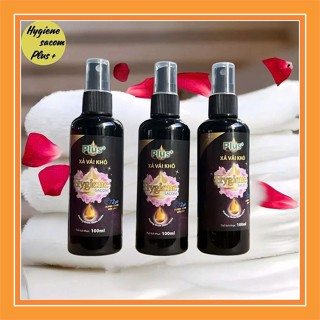 Combo 3 Chai Nước xả vải khô Hygiene sacom Plus+ giữ hương thơm lâu trên quần áo, vải chai 100ml