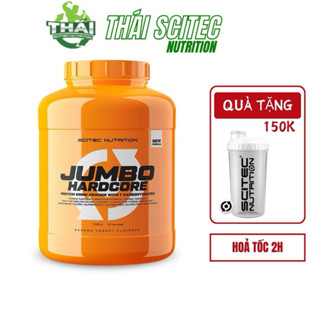 Sữa bột Whey mass Jumbo Hardcore Scitec Nutrition, sữa tăng cân tăng cơ