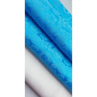 LỤA GẤM HOA THỌ- MÀU Xanh