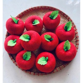 Củ quả vải nỉ đồ dùng mầm non