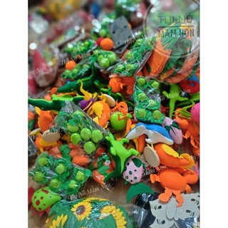 Củ quả vải nỉ đồ dùng mầm non