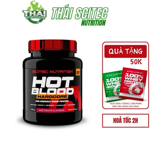 Pre-workout | HOT BLOOD HARDCORE 700g tập khỏe hơn, lâu hơn, tập trung hơn | Scitec Nutrition