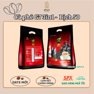 Cà Phê Trung Nguyên hoà tan G7 3in1 Bịch 50 gói