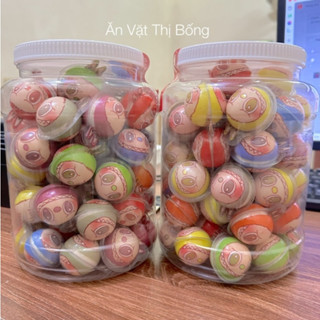 Lọ Kẹo Dẻo Có Nhân LABUBU Hộp 60 Cái Mix Nhiều Hình Ngộ Nghĩnh Đáng Yêu