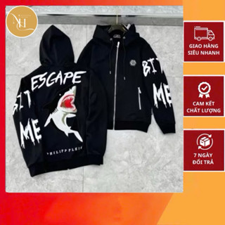  Áo Khoác Philip In Hình Cá Mập HOT.Nỉ 2 Lớp Dày,Form Dáng Chuẩn,Thời Trang Nam Nữ Cao Cấp 