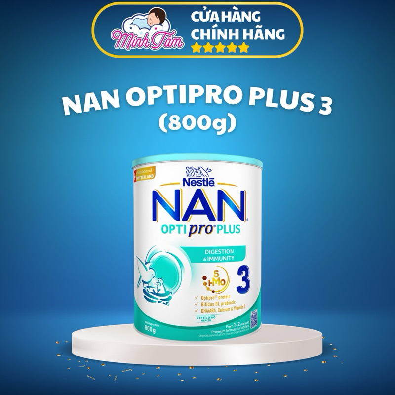 Sữa bột Nestle NAN OPTIPRO Plus số 3 (800g)