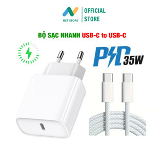 Bộ Sạc Nhanh Type C 35W Dành Cho Từ IPhone 15 - 16Promax Và Các Dòng Dùng Chân Type C