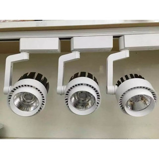  Combo 3 Đèn Rọi Ray 20W Vỏ Đen Trắng +Thanh Ray 1m Đèn Rọi Khuỷu Trang Trí Shop Quần Áo 