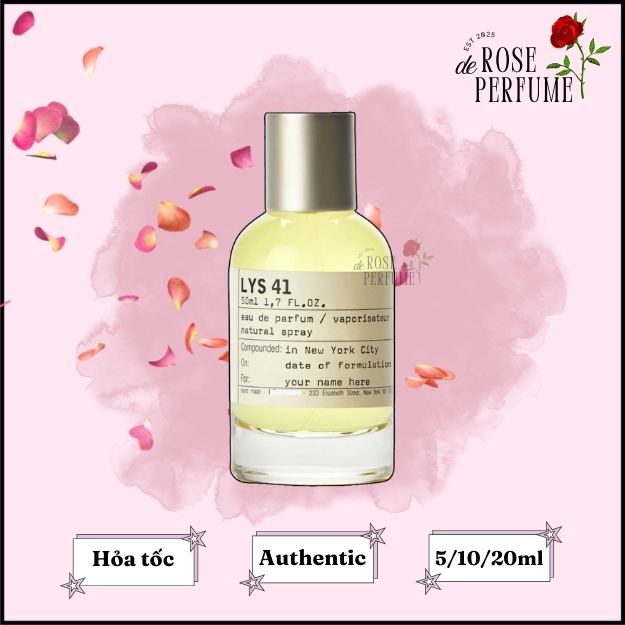 Nước hoa Lys 41 5ml/10ml - 𝘙𝘰𝘴𝘦𝘥𝘦𝘱𝘦𝘳𝘧𝘶𝘮𝘦𝘦
