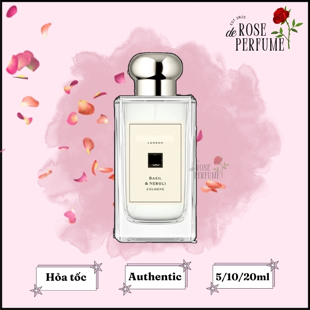 Nước hoa Basil & Neroli Cologne 5ml/10ml - 𝘙𝘰𝘴𝘦𝘥𝘦𝘱𝘦𝘳𝘧𝘶𝘮𝘦𝘦