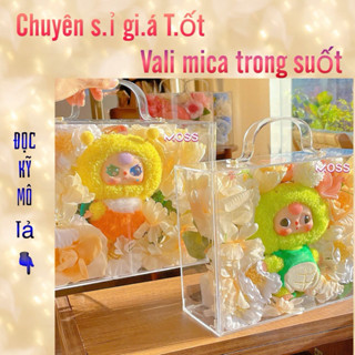   Chuyên sỉ  Hộp vali mica - Hộp hoa mica trong suốt - Vali đựng quà tặng  Hộp lắp ráp  